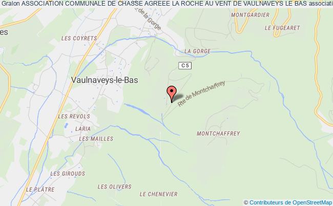 ASSOCIATION COMMUNALE DE CHASSE AGREEE LA ROCHE AU VENT DE VAULNAVEYS LE BAS