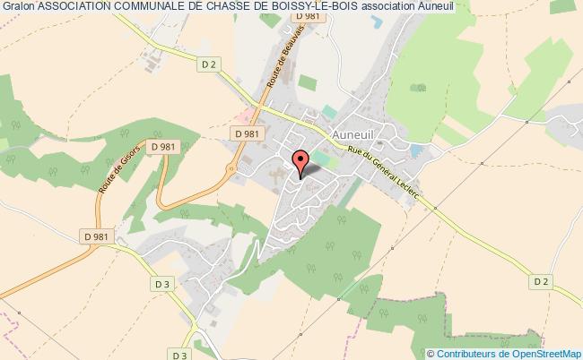 plan association Association Communale De Chasse De Boissy-le-bois Auneuil