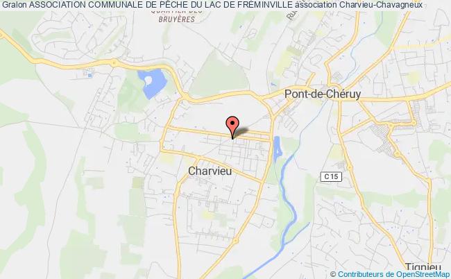 plan association Association Communale De PÊche Du Lac De FrÉminville Charvieu-Chavagneux