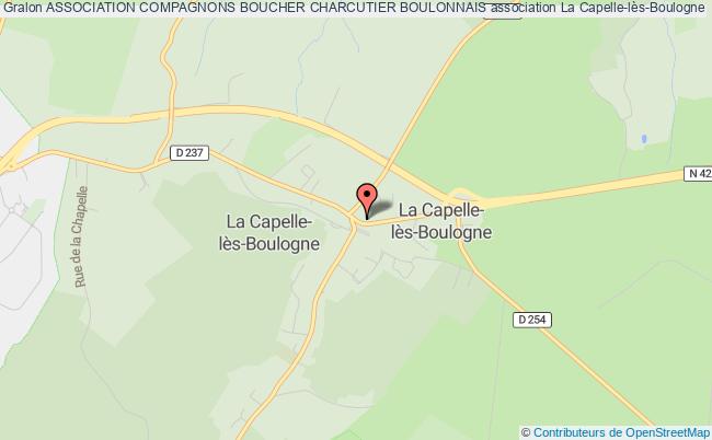plan association Association Compagnons Boucher Charcutier Boulonnais La    Capelle-lès-Boulogne