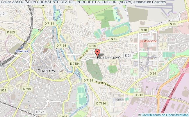 plan association Association Crematiste Beauce, Perche Et Alentour. (acbpa) Chartres