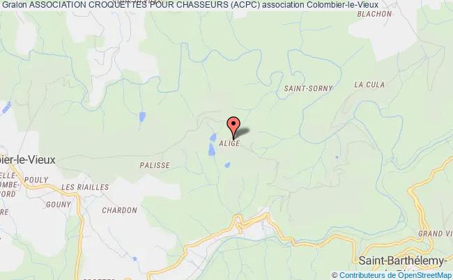plan association Association Croquettes Pour Chasseurs (acpc) Colombier-le-Vieux