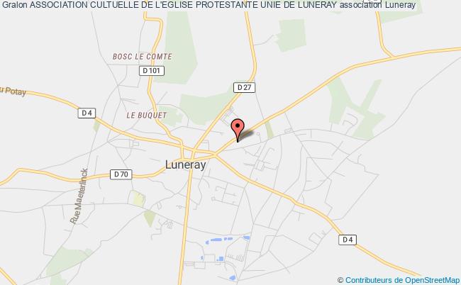 plan association Association Cultuelle De L'eglise Protestante Unie De Luneray Luneray