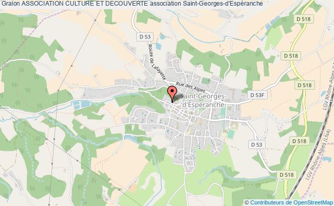 plan association Association Culture Et Decouverte Saint-Georges-d'Espéranche