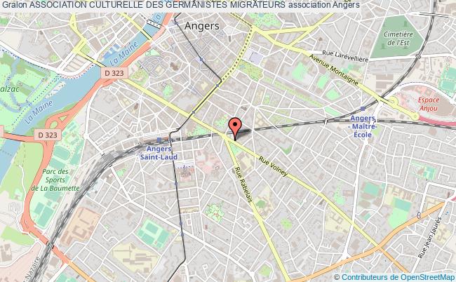 plan association Association Culturelle Des Germanistes Migrateurs Angers