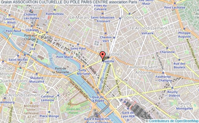 plan association Association Culturelle Du PÔle Paris Centre Paris