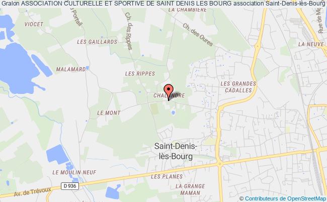 plan association Association Culturelle Et Sportive De Saint Denis Les Bourg Saint-Denis-lès-Bourg