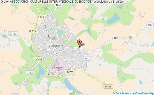 plan association Association Culturelle Inter-medicale Du Bocage ' La    Bruffière
