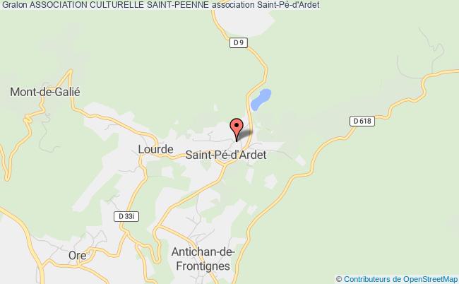 plan association Association Culturelle Saint-peenne Saint-Pé-d'Ardet