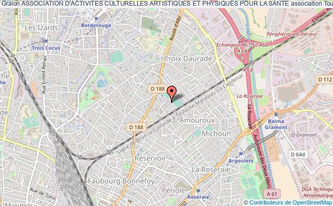 plan association Association D'activites Culturelles Artistiques Et Physiques Pour La Sante Toulouse