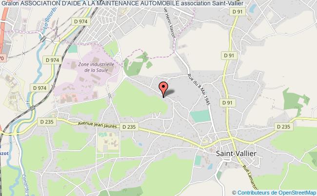 plan association Association D'aide A La Maintenance Automobile Saint-Vallier