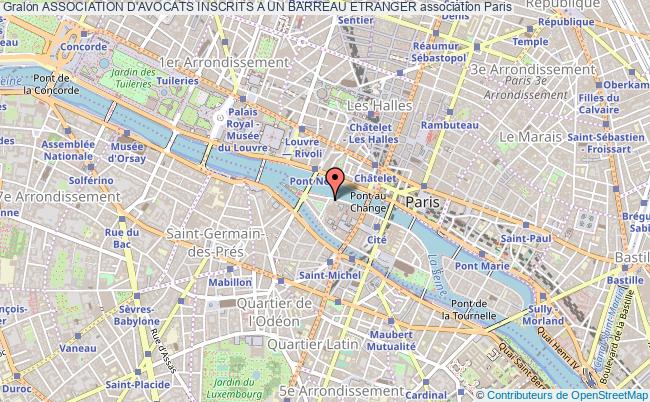 plan association Association D'avocats Inscrits A Un Barreau Etranger Paris