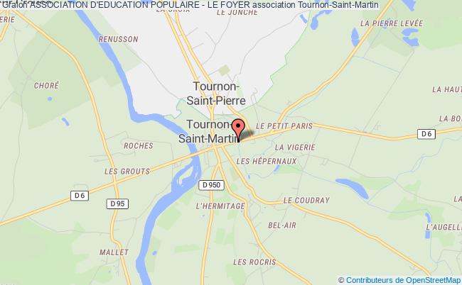 plan association Association D'education Populaire - Le Foyer Tournon-Saint-Martin