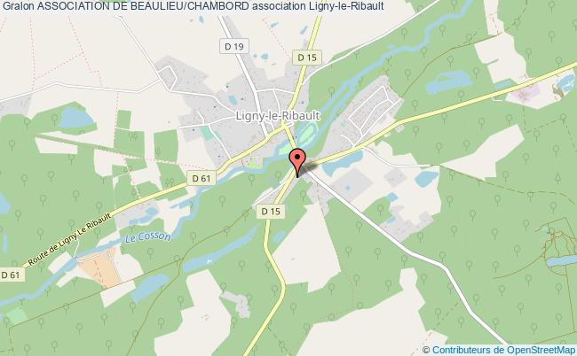 plan association Association De Beaulieu/chambord Ligny-le-Ribault