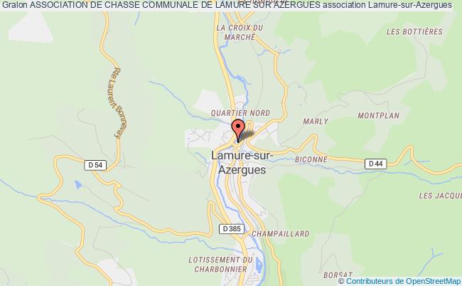 ASSOCIATION DE CHASSE COMMUNALE DE LAMURE SUR AZERGUES