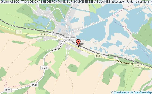 plan association Association De Chasse De Fontaine Sur Somme Et De Vieulaines Fontaine-sur-Somme