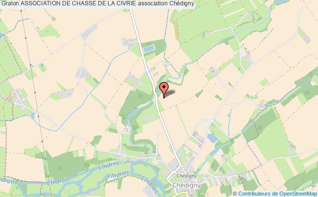 plan association Association De Chasse De La Civrie Chédigny
