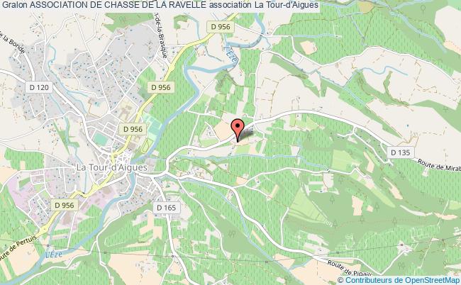 plan association Association De Chasse De La Ravelle La    Tour-d'Aigues