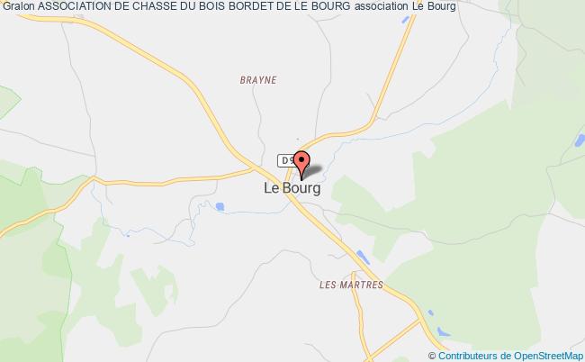 plan association Association De Chasse Du Bois Bordet De Le Bourg Le    Bourg