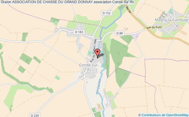 plan association Association De Chasse Du Grand Donnay Condé-sur-Ifs