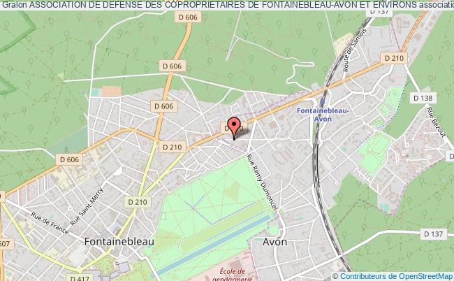 plan association Association De Defense Des Coproprietaires De Fontainebleau-avon Et Environs Avon