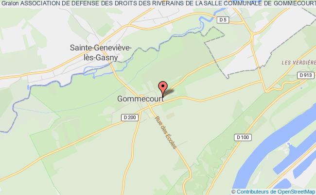 ASSOCIATION DE DEFENSE DES DROITS DES RIVERAINS DE LA SALLE COMMUNALE DE GOMMECOURT (78270)