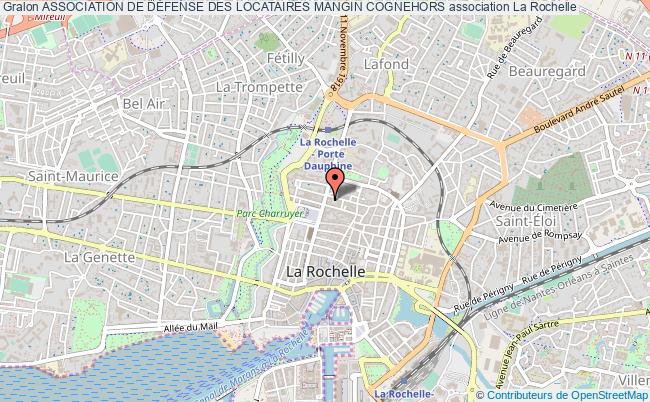 plan association Association De DÉfense Des Locataires Mangin Cognehors La    Rochelle