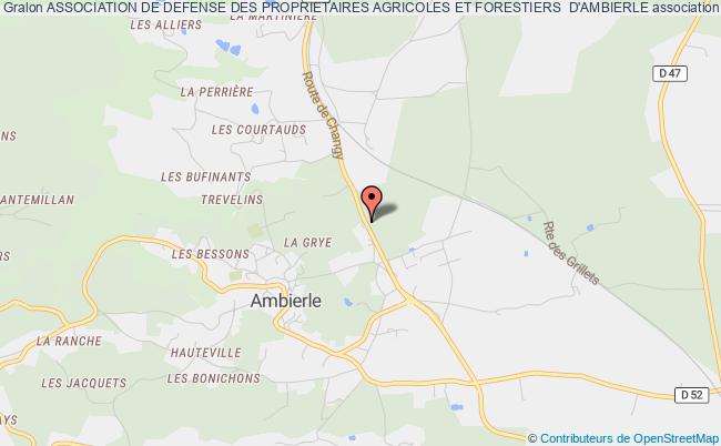 ASSOCIATION DE DEFENSE DES PROPRIETAIRES AGRICOLES ET FORESTIERS  D'AMBIERLE