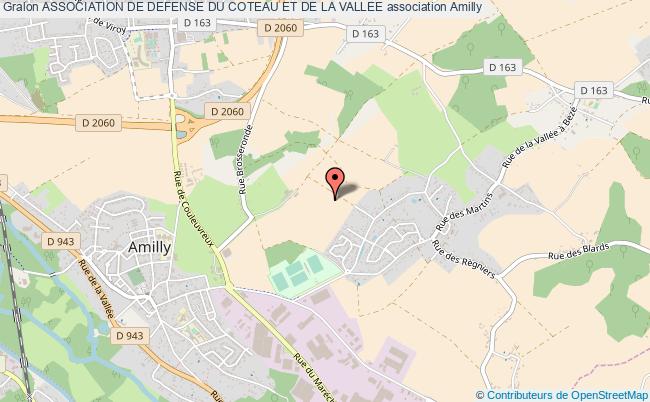 plan association Association De Defense Du Coteau Et De La Vallee Amilly