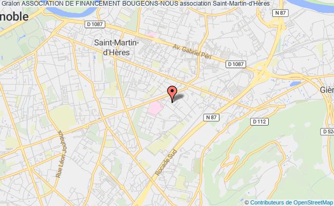 plan association Association De Financement Bougeons-nous Saint-Martin-d'Hères