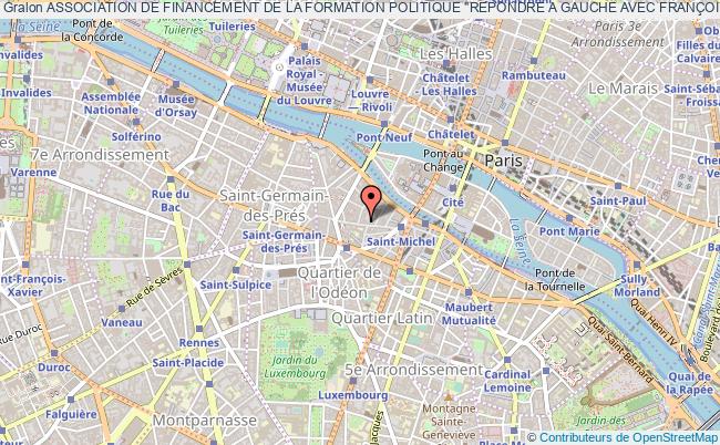 plan association Association De Financement De La Formation Politique "repondre A Gauche Avec FranÇois Hollande" Paris