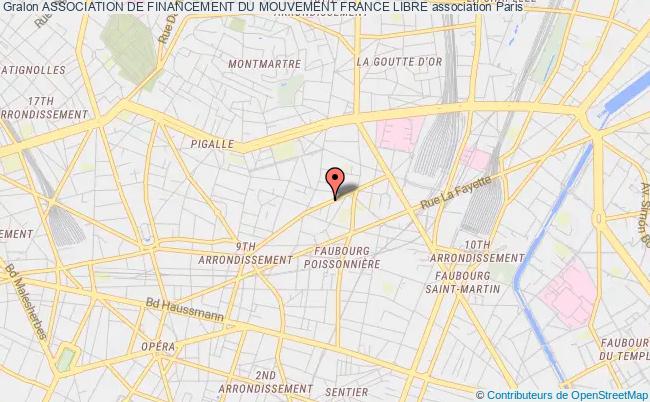 plan association Association De Financement Du Mouvement France Libre Paris 9e