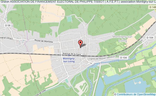 plan association Association De Financement Electoral De Philippe Tissot ( A.f.e.p.t.) Montigny-sur-Loing