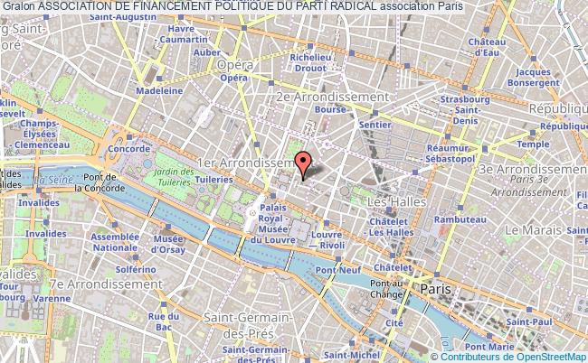 plan association Association De Financement Politique Du Parti Radical Paris