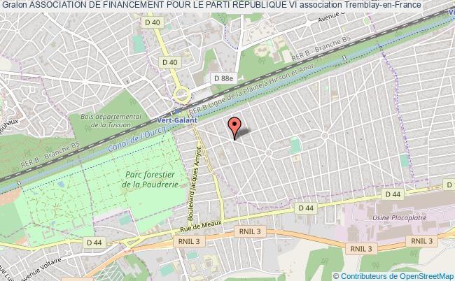 plan association Association De Financement Pour Le Parti RÉpublique Vi Tremblay-en-France