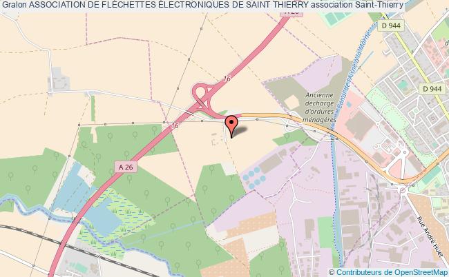 plan association Association De FlÉchettes Électroniques De Saint Thierry Saint-Thierry