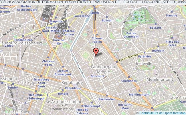 plan association Association De Formation, Promotion Et Evaluation De L'echostethoscopie (afpees) Paris