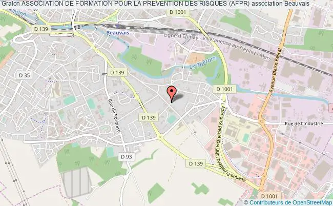 plan association Association De Formation Pour La Prevention Des Risques (afpr) Beauvais