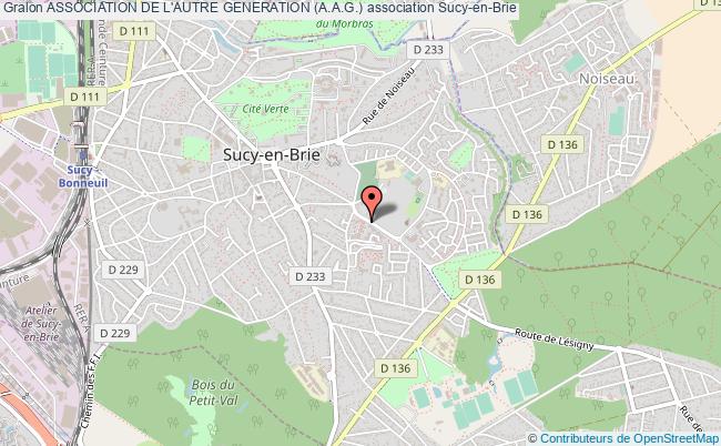 plan association Association De L'autre Generation (a.a.g.) Sucy-en-Brie
