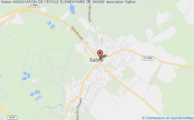 plan association Association De L'ecole Elementaire De Saone Saône
