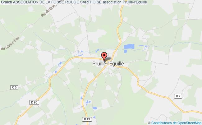 plan association Association De La Fosse Rouge Sarthoise Pruillé-l'Éguillé
