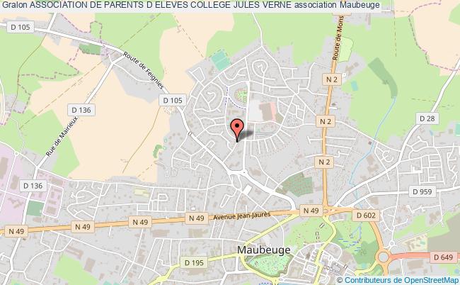 plan association Association De Parents D Eleves College Jules Verne Maubeuge