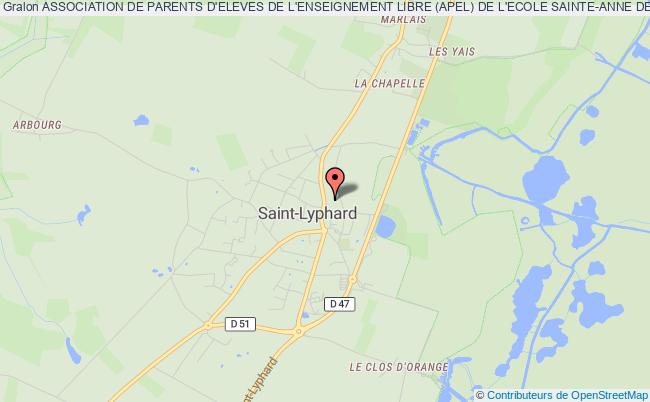 ASSOCIATION DE PARENTS D'ELEVES DE L'ENSEIGNEMENT LIBRE (APEL) DE L'ECOLE SAINTE-ANNE DE SAINT-LYPHARD
