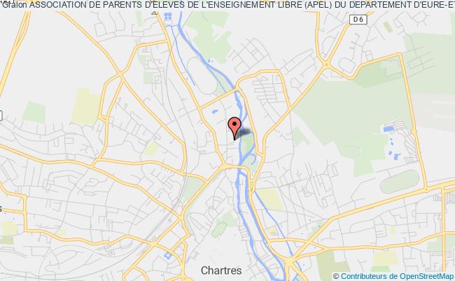plan association Association De Parents D'eleves De L'enseignement Libre (apel) Du Departement D'eure-et-loir Chartres cedex