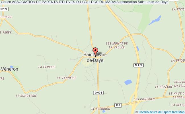 plan association Association De Parents D'eleves Du College Du Marais Saint-Jean-de-Daye