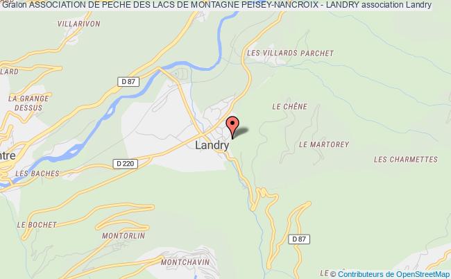 ASSOCIATION DE PECHE DES LACS DE MONTAGNE PEISEY-NANCROIX - LANDRY