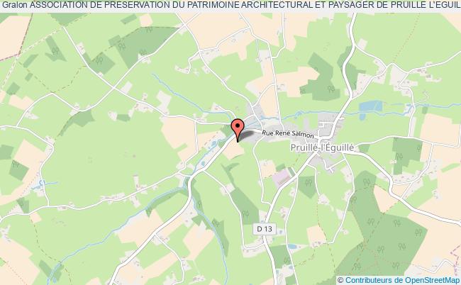ASSOCIATION DE PRESERVATION DU PATRIMOINE ARCHITECTURAL ET PAYSAGER DE PRUILLE L'EGUILLE (APPAPE)