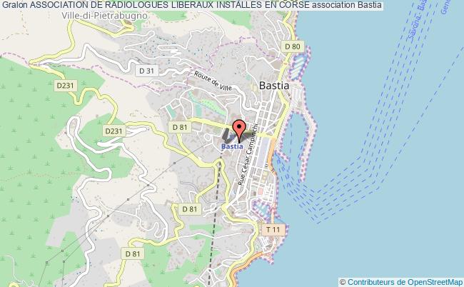 plan association Association De Radiologues Liberaux Installes En Corse Bastia