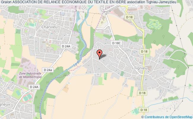 plan association Association De Relance Économique Du Textile En IsÈre Tignieu-Jameyzieu