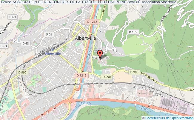 plan association Association De Rencontres De La Tradition En Dauphine Savoie Albertville